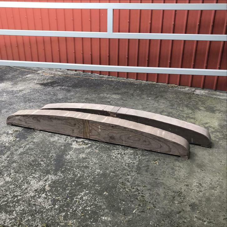 Houten bogen - Garage poort metsen - metsbogen, Doe-het-zelf en Bouw, Metselstenen, Zo goed als nieuw, Ophalen