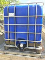 IBC containers anti algen blauwe, zwarte,  150€, Avec robinet, Comme neuf, Synthétique, Enlèvement ou Envoi