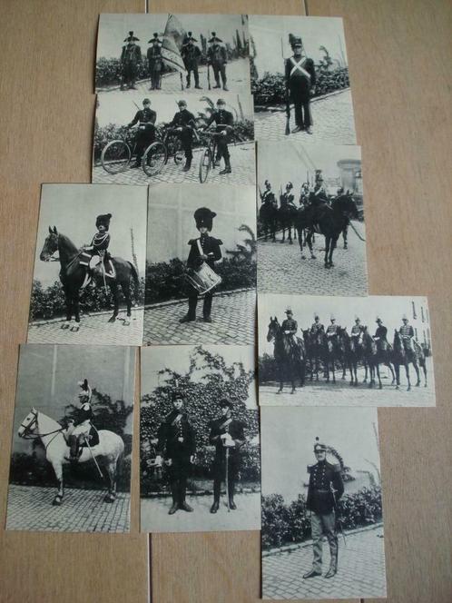 '30 10 anciennes photos uniformes armée belge 1830-1930 abbl, Antiquités & Art, Art | Dessins & Photographie, Envoi