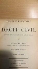 Planiol Droit Civil 1904, Livres, Utilisé, Enlèvement ou Envoi