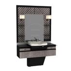 HEREN KAPTAFEL BARBERSHOP BARBIER SPIEGEL BARBER UNIT, Huis en Inrichting, Woonaccessoires | Spiegels, Ophalen of Verzenden, Nieuw