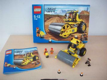Lego 7746 "Single-Drum Roller" Nieuwstaat