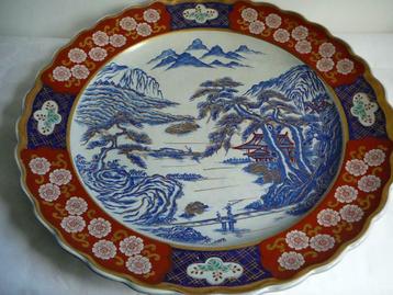 Prachtige groot Chinees bord beschikbaar voor biedingen