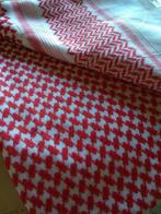 Keffeyeh wit/rood, Ophalen of Verzenden