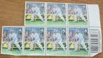 NEW ZEALAND 1994 cricket, blok 7x$1, gegomd - Nr Michel 1395, Postzegels en Munten, Postzegels | Oceanië, Ophalen of Verzenden