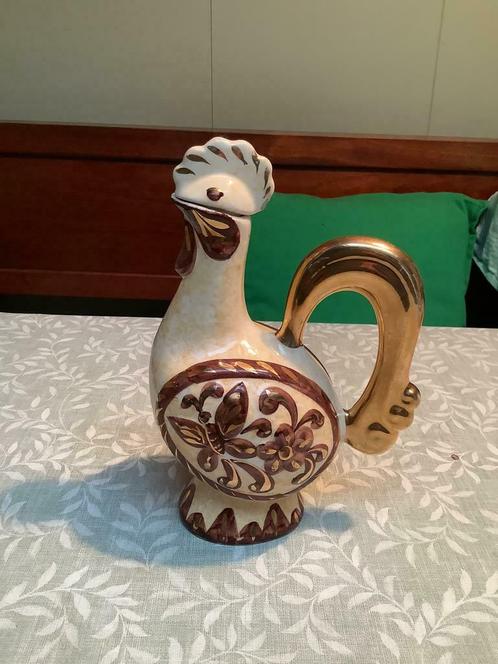 Belle carafe en forme de poulet/coq, Antiquités & Art, Antiquités | Céramique & Poterie, Enlèvement ou Envoi
