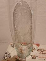 Vase en verre haut, Enlèvement, Moins de 50 cm, Blanc, Neuf