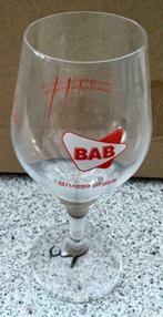 bier brouwerij glas Bab Aigle belgica Brugge proeft 4 lijnen, Verzamelen, Ophalen of Verzenden, Zo goed als nieuw, Bierglas