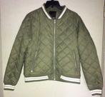 Mooie kaki anorak met zilveren sierbies jbc large