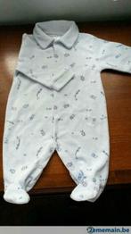 Pyjama velours bébé garçon T62, Vêtements de nuit ou Sous-vêtements, Utilisé, Garçon, Enlèvement ou Envoi
