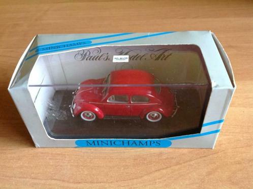 Minichamps 1/43 VW cox 1200 rouge, Hobby & Loisirs créatifs, Voitures miniatures | 1:43, Comme neuf, Voiture, MiniChamps, Enlèvement ou Envoi