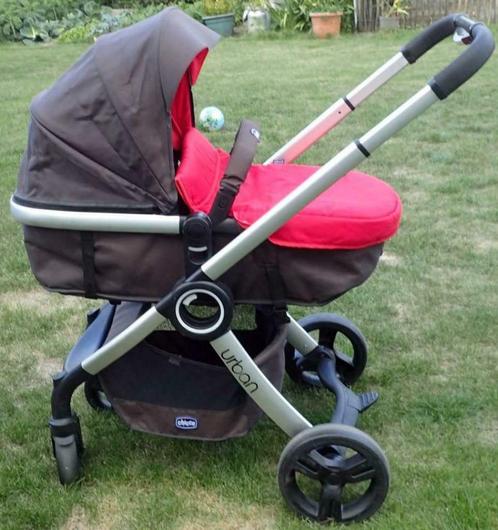 kinderwagen Chicco Urban, Kinderen en Baby's, Kinderwagens en Combinaties, Gebruikt, Combiwagen, Overige merken, Verstelbare duwstang