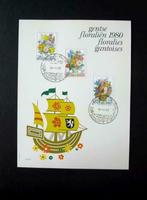 Kaart Gentse floraliën 1980, Postzegels en Munten, Ophalen of Verzenden