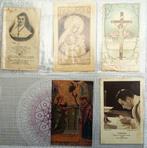 Plusieurs vieilles cartes de prière, Enlèvement ou Envoi, Image pieuse
