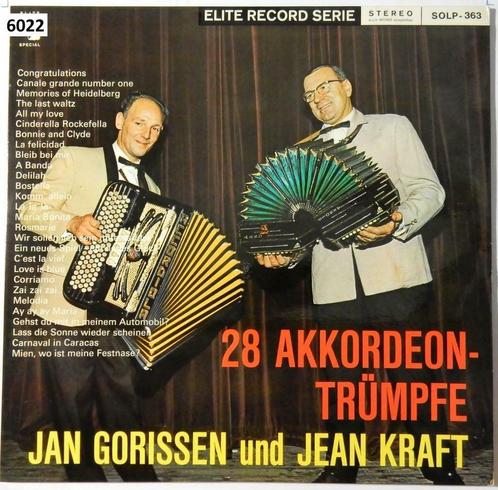 kn0594 :2x LP van  Jan Gorissen  en  Jean Kraft, Cd's en Dvd's, Vinyl | Overige Vinyl, Zo goed als nieuw, 12 inch, Ophalen of Verzenden