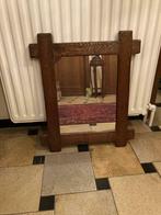 Spiegel in houten lijst (76cm x 64cm), Antiek en Kunst, Ophalen