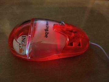 Souris USB lumineuse - pastille flottante, Informatique & Logiciels, Enlèvement, Neuf, Souris