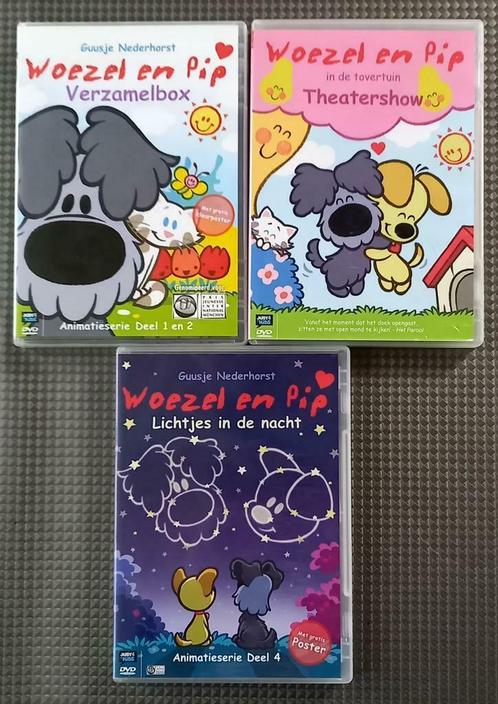 woezel en pip verzameling (4 dvd's) totaalbedrag, Cd's en Dvd's, Dvd's | Tekenfilms en Animatie, Ophalen of Verzenden