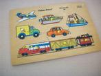 Fisher Price "Vehicles Pick-Up & Peek Puzzle" 1972, Ophalen of Verzenden, Gebruikt, Speelset