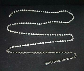Ceinture - ceinture - collier avec strass - NEUF, Enlèvement ou Envoi, Neuf