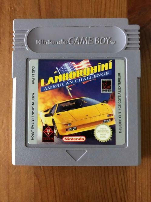 Lamborghini American Challenge (Nintendo Game Boy), Consoles de jeu & Jeux vidéo, Jeux | Nintendo Game Boy, Comme neuf, Course et Pilotage