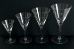 Geslepen glasservies 1950 - 1960, Glas, Glas of Glazen, Zo goed als nieuw, Ophalen