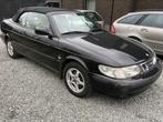 Saab 9.3 cabriolet 2.0T 110 kwbenzine bj 2001 km 172.000, Autos, Saab, Boîte manuelle, Saab 9-3, Noir, 3 portes