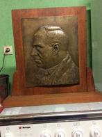 Bronzen plaket, Vindevogel, Georges, Antiek en Kunst, Ophalen
