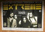 AFFICHE DE CONCERT EXTREME ET THUNDER VORST NOV. 1992 ROCK D, Musique, Utilisé, Affiche ou Poster pour porte ou plus grand, Enlèvement ou Envoi