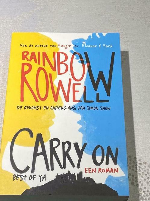 Carry on, Rainbow Rowell, Boeken, Kinderboeken | Jeugd | 13 jaar en ouder, Nieuw, Fictie, Ophalen of Verzenden
