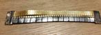 Leren armband, Ophalen of Verzenden, Zo goed als nieuw, Goud, Leer