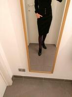 Jaren 60-stijl zwarte hoge taille rok, Kleding | Dames, Gedragen, Maat 34 (XS) of kleiner, Ophalen of Verzenden, Onder de knie