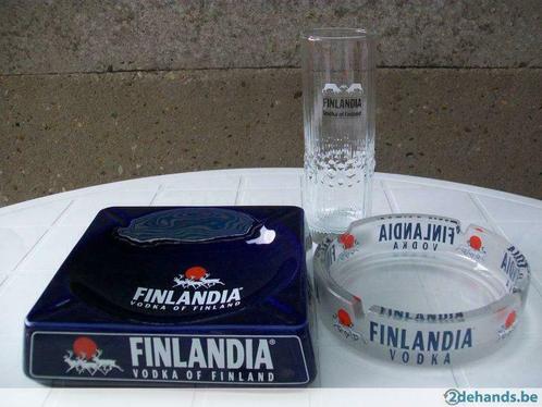 Finlandia Vodka - Asbak, Glas, Cendrier, Ashtray, Collections, Marques & Objets publicitaires, Neuf, Enlèvement ou Envoi