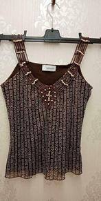 topje zomers bruin/beige kleur mouwloos, Kleding | Dames, ANDERE, Bruin, Ophalen of Verzenden, Gedragen