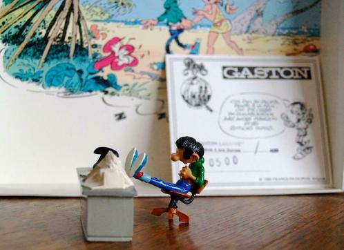 Pixi Franquin - Gaston a son bureau, Collections, Personnages de BD, Comme neuf, Statue ou Figurine, Gaston ou Spirou, Enlèvement ou Envoi