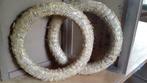 Kransen in riet 2 stuks dia 40 cm nieuw, Ophalen of Verzenden, Nieuw