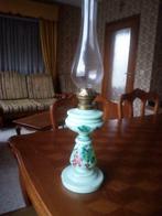 Qinquet(lampe a pétrole)  peint main en opaline 19eme siècle, Enlèvement ou Envoi