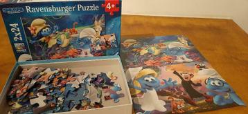 Smurfen puzzel, Kinderen en Baby's, Ophalen, 10 tot 50 stukjes, Gebruikt, 4 tot 6 jaar