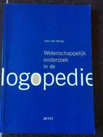 Wetenschappelijk onderzoek in de logopedie, Boeken, Studieboeken en Cursussen, Ophalen of Verzenden, Zo goed als nieuw, Hoger Onderwijs