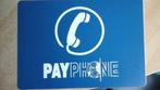 logo "Payphone" plastic épais     27x18cm, Maison & Meubles, Enlèvement ou Envoi, Neuf