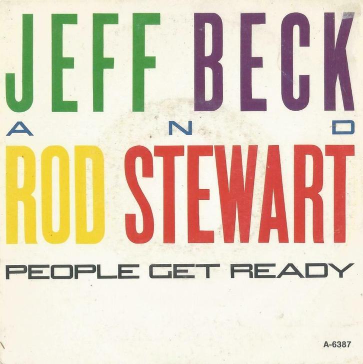 Jeff Beck & Rod Stewart – People get ready - Single, Cd's en Dvd's, Vinyl Singles, Gebruikt, Single, Pop, 7 inch, Ophalen of Verzenden