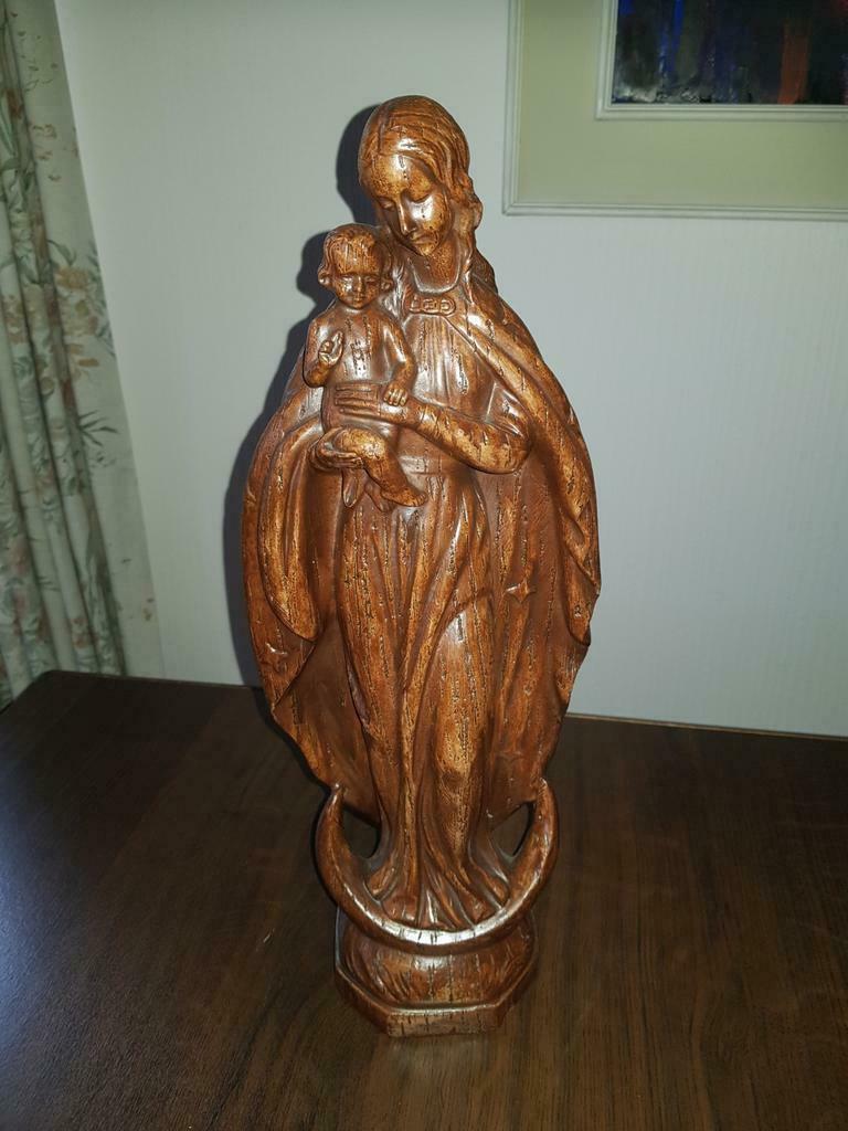 Antieke Mariabeeld, Ophalen of Verzenden