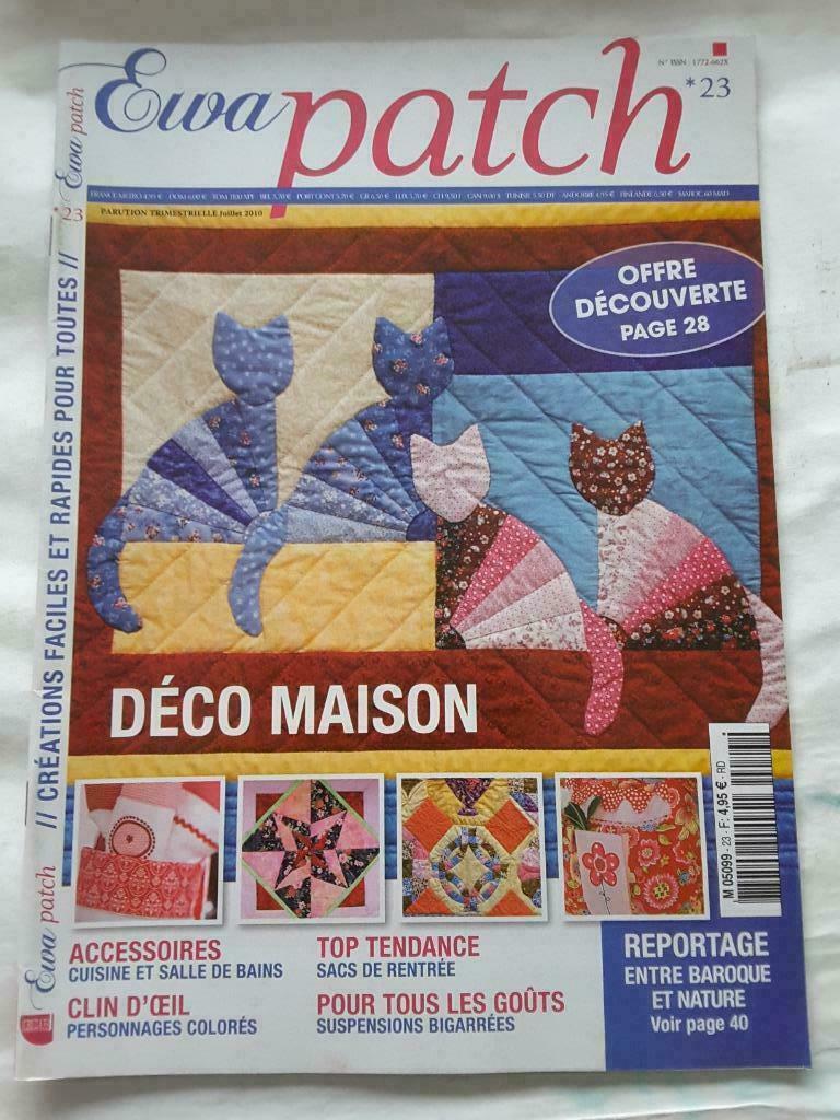 revue Ewa patch n°23 déco maison création faciles et rapides, Enlèvement ou Envoi, Neuf
