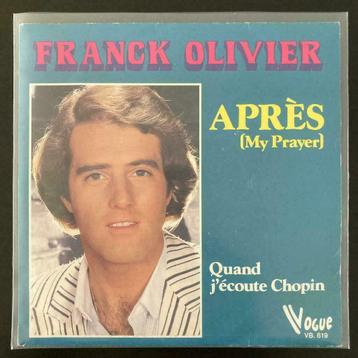 7" Franck Olivier ‎– Après (My Prayer) (VOGUE 1980) VG+, Envoi, 7 pouces, Pop, Single