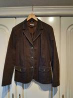 Bruin vestje (collectie D'Auvry) met stiksels., Ophalen, Bruin, Maat 42/44 (L), D'Auvry