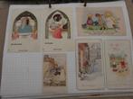Verzameling oude prentjes, Postzegels en Munten, Ophalen of Verzenden