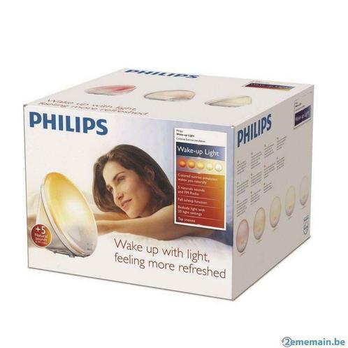 Philips Wake-up Light HF3520, Maison & Meubles, Accessoires pour la Maison | Horloges, Neuf, Enlèvement