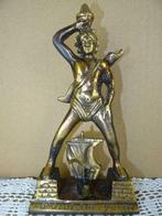 Vintage beeld beeldje bronzen beeldje Kolossus van Rhodos, Antiek en Kunst, Ophalen of Verzenden