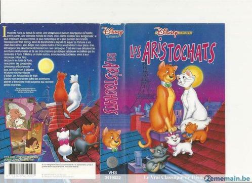 Les Aristochats - Cassette VHS, Cd's en Dvd's, Dvd's | Overige Dvd's, Ophalen of Verzenden