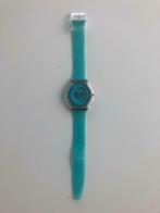 SWATCH licht blauw, Overige merken, Overige materialen, Polshorloge, Ophalen of Verzenden